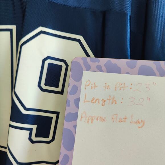 Miles Austin Dallas Cowboys #19 NFL Football Jersey Adult Size Large Blue Star - Picture 2 of 7